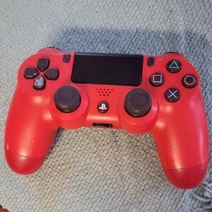 Playstation 4 Red Wireless Game Controller